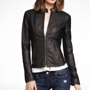 Express faux leather jacket